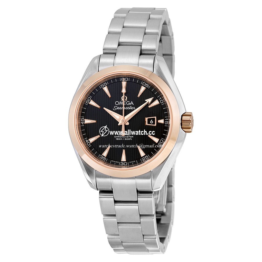 Omega 231.20.34.20.01.003 Seamaster Aqua Terra Ladies Automatic Two-tone Stainless steel (Steel - red gold)