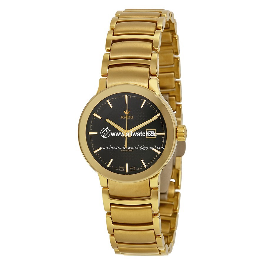 Rado R30280153 Centrix Ladies Automatic Yellow Gold-plated Stainless Steel
