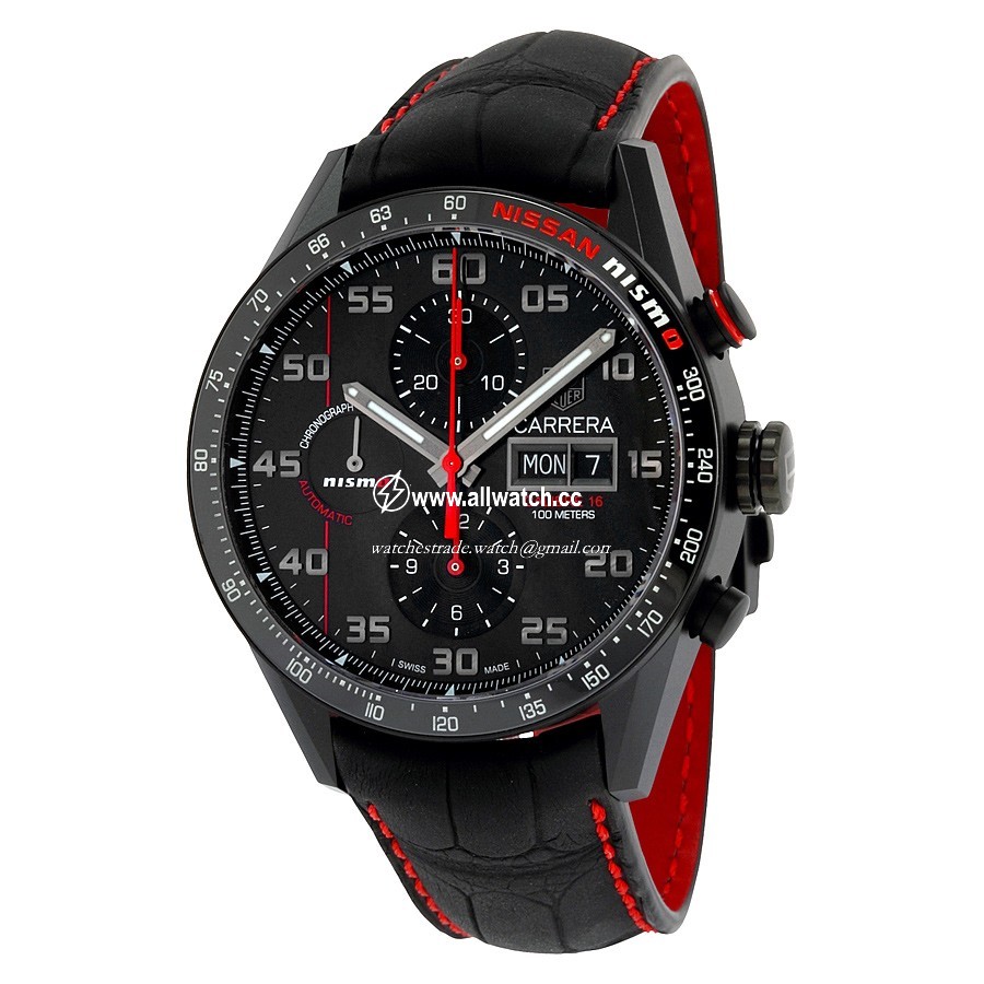 Tag Heuer CV2A82.FC6237 Mens Automatic Black Titanium