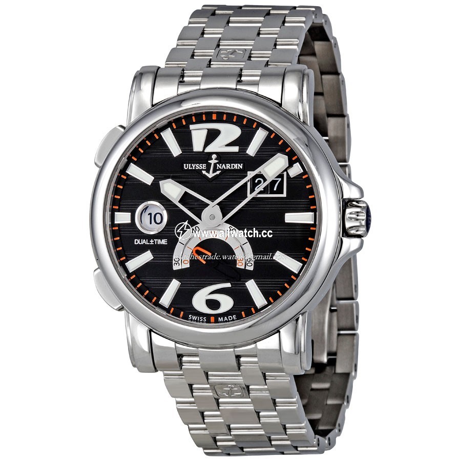 Ulysse Nardin 243-55-7/62 Big Date Mens Automatic Stainless Steel