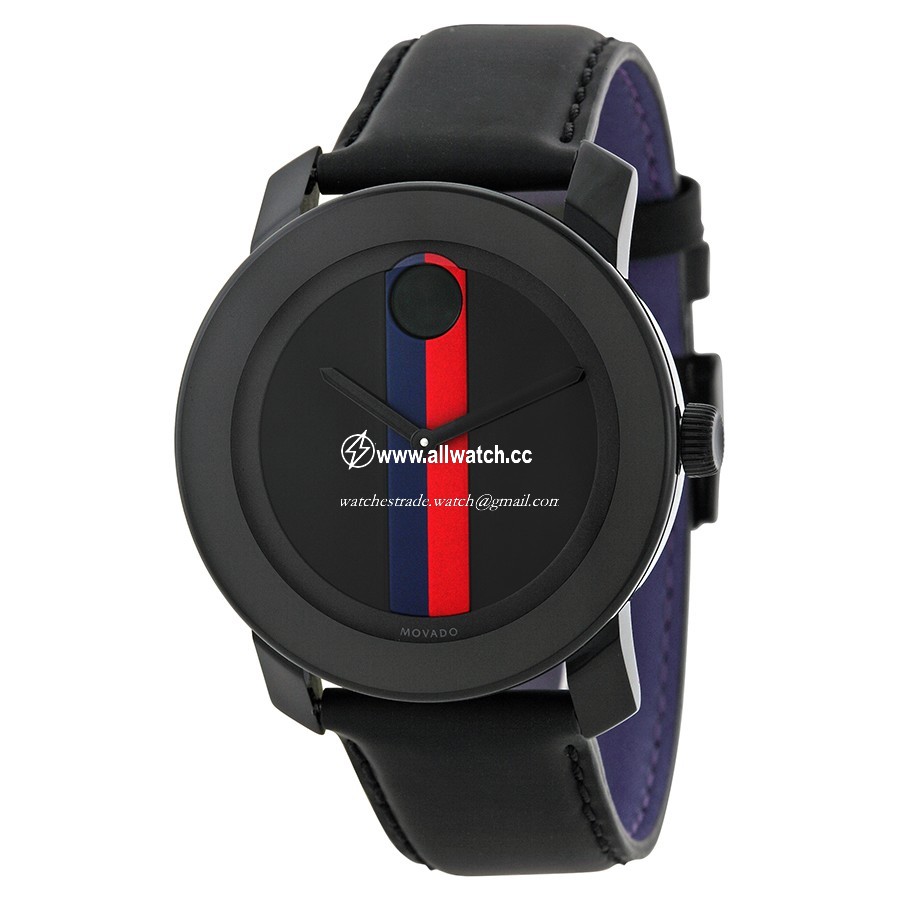 Movado 5015 Unisex Quartz Black TR90 Composite and Stainless Steel
