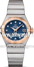 Omega 123.20.27.20.53.001 Ladies Automatic Steel - Red Gold
