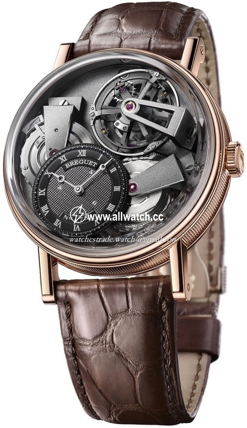 Breguet 7047BR/G9/9ZU Mens Hand Wind 18 Carat Rose Gold