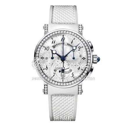 Breguet 8828BB5D586DD00 Marine Ladies Automatic 18 kt White Gold