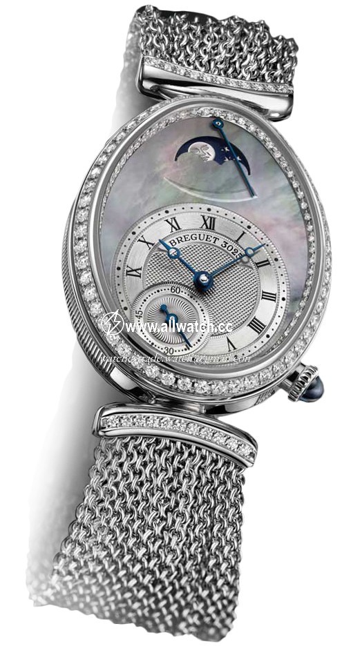Breguet 8908BB/5T/J70.D0DD Reine de Naples Ladies Automatic 18kt White Gold