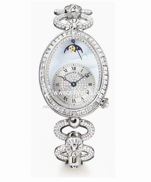 Breguet 8909BB/VD/J29.DDDD Reine de Naples Ladies Automatic 18kt White Gold