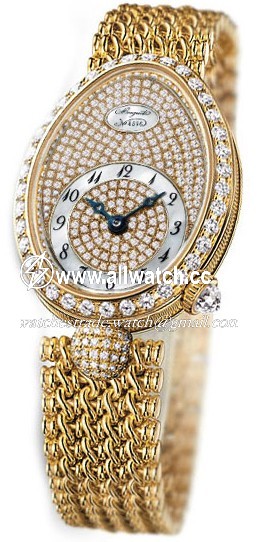 Breguet 8928BA/8D/J20.DD00 Reine de Naples Ladies Automatic 18kt Yellow Gold