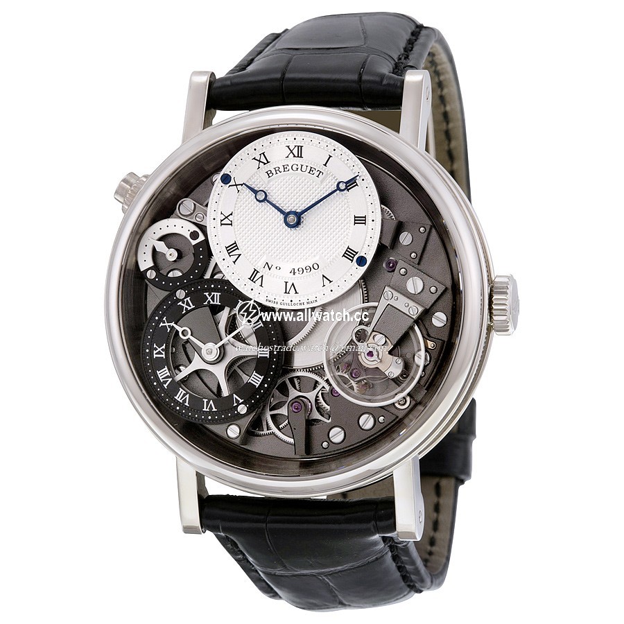Breguet 7067BB/G1/9W6 Tradition Mens Hand Wind 18Kt White Gold