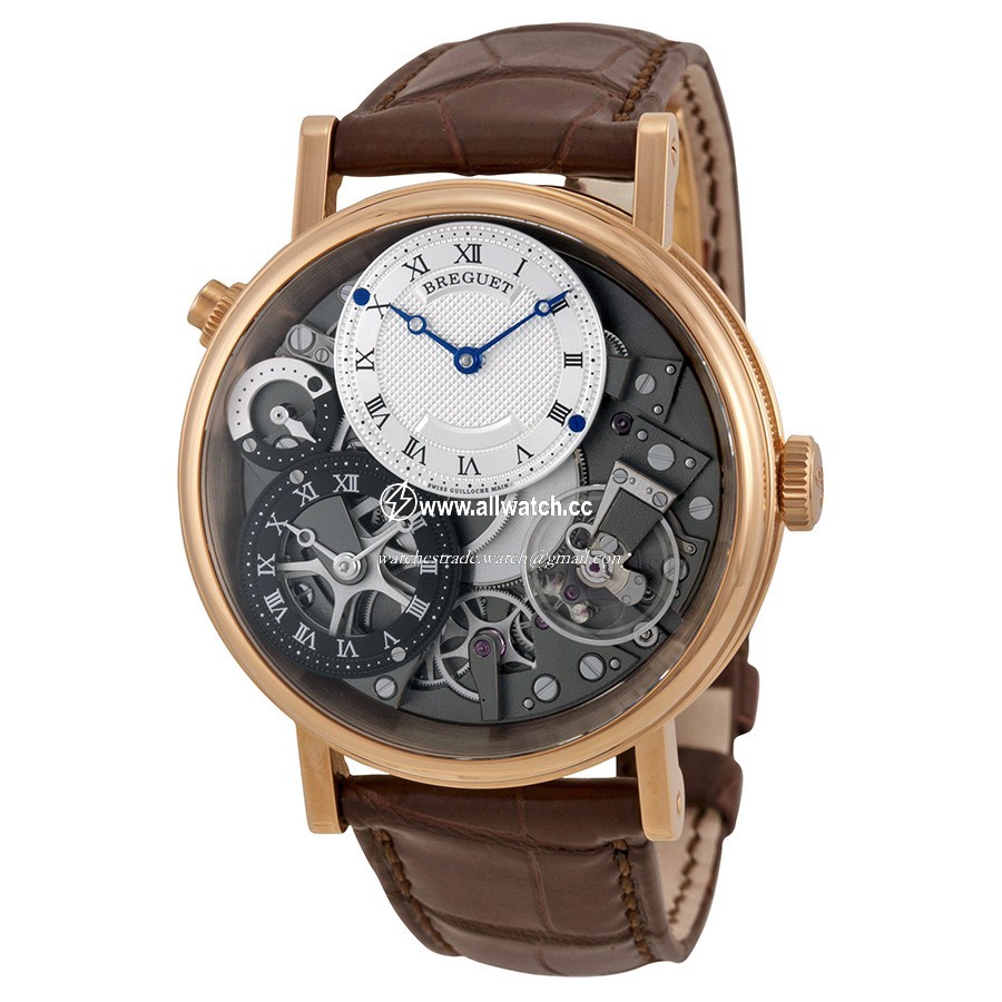 Breguet 7067BRG19W6 Tradition Mens Hand Wind 18Kt Rose Gold
