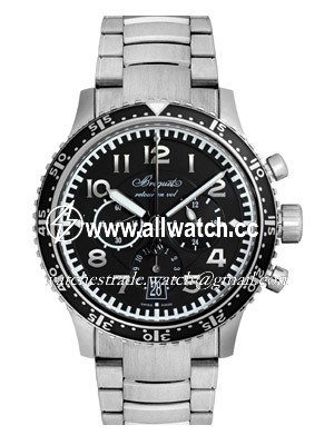 Breguet 3810TI/H2/TZ9 Type XX / Type XXI Mens Quartz Titanium