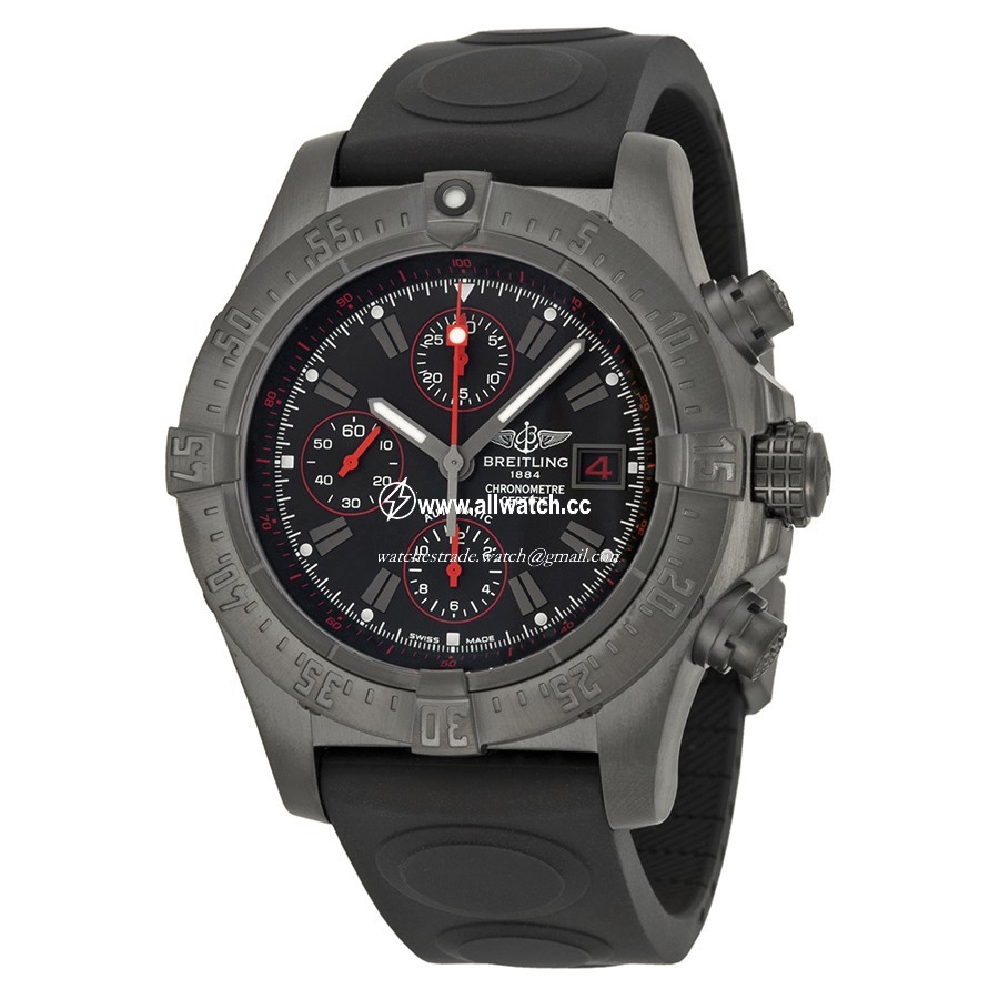 Breitling M133802C-BC73BKRD Avenger Mens Automatic Black PVD Stainless Steel