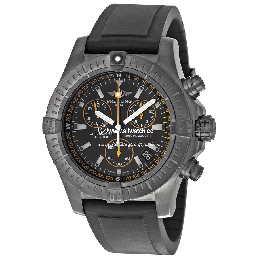 Breitling M73390T1/BA87BKPD Avenger Mens Automatic Black Ion-plated Stainless Steel