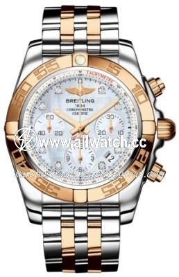 Breitling CB014012-A723TT Chronomat Mens Automatic Stainless Steel and 18kt Rose Gold