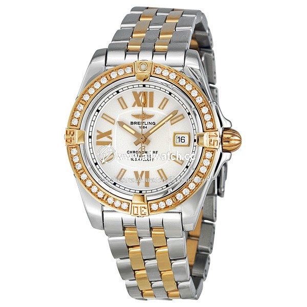 Breitling C7135653/G650 Cockpit Ladies Quartz 18 kt Rose Gold and Stainless Steel