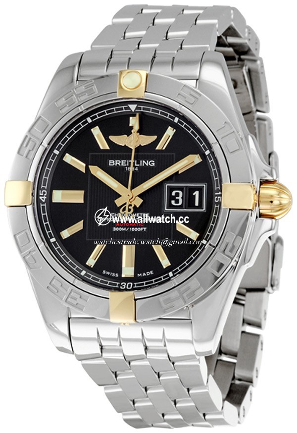 Breitling B49350L2/BA08 Galactic Mens Automatic Two Tone Stainless Steel and 18 kt Yellow Gold
