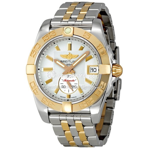 Breitling C3733012/G714 Galactic Mens Automatic 18kt Rose Gold and Stainless Steel