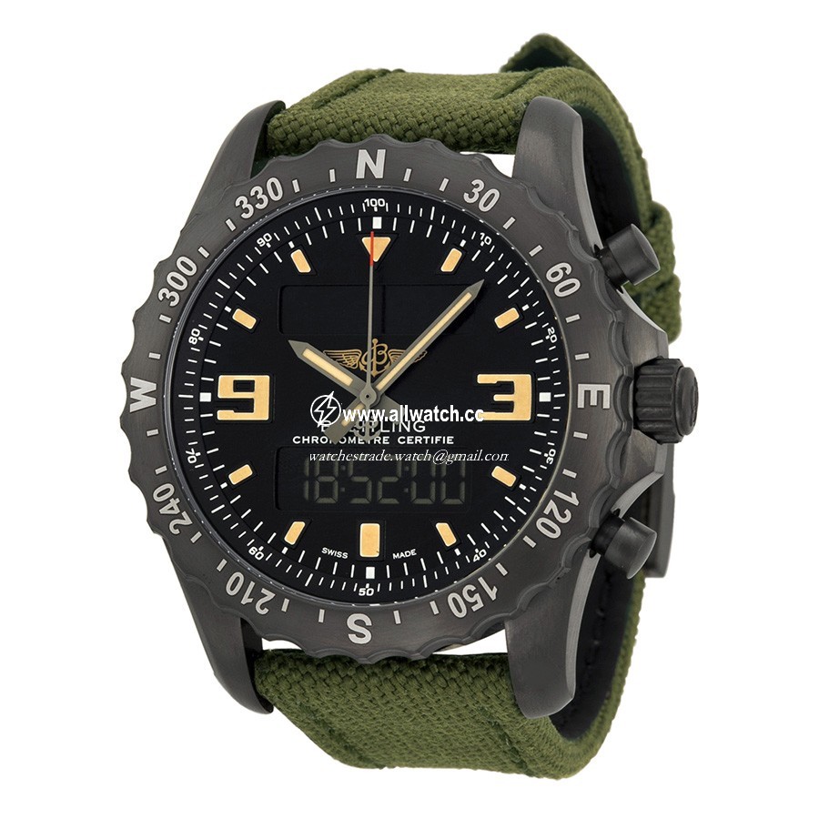 Breitling M7836622-BD39GCVT Mens Quartz Black Carbon-based Stainless Steel