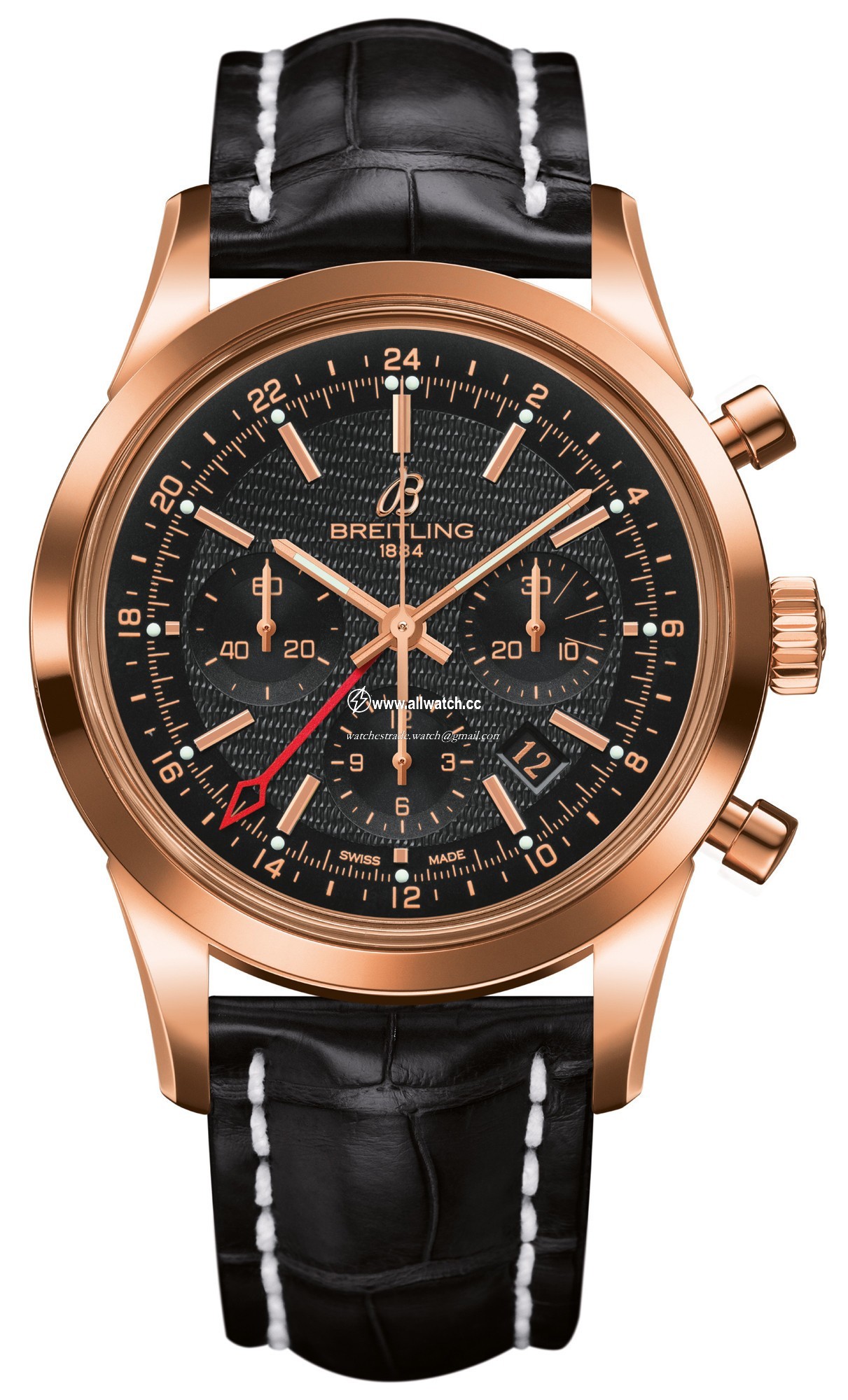 Breitling RB045112-BC68 Mens Automatic Rose Gold