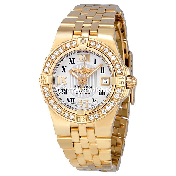 Breitling H7134053/G672 Starliner Ladies Quartz 18k Rose Gold