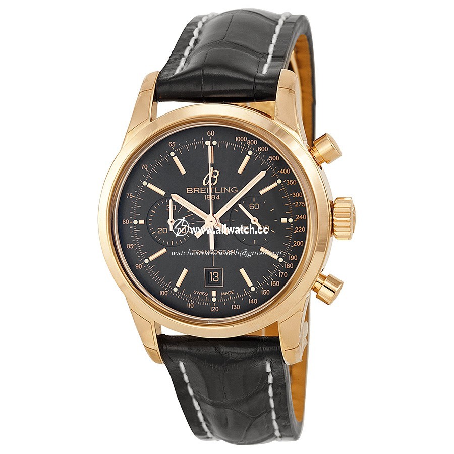 Breitling R4131012/BC07 Transocean Mens Automatic 18kt Rose Gold