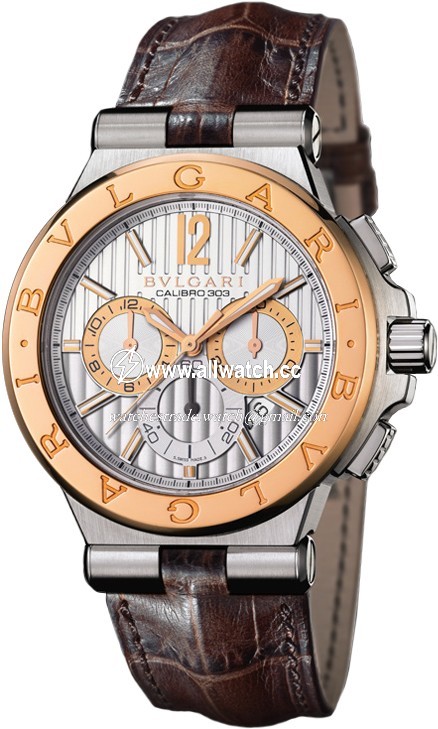 Bvlgari 101879 Mens Automatic 18 Carat Pink Gold