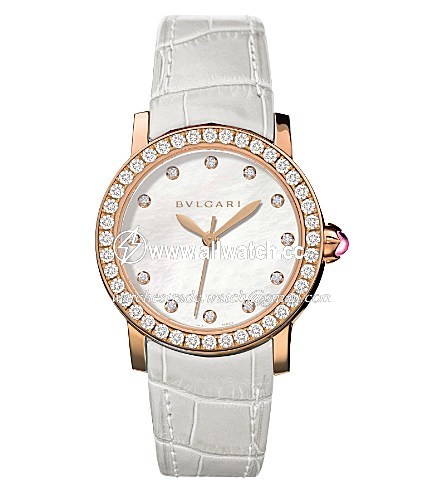 Bvlgari 102089 Ladies Automatic 18 Carat Pink Gold
