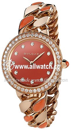 Bvlgari 102170 Ladies Quartz 18k Pink Gold