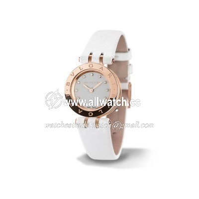 Bvlgari 102176 Ladies Quartz Stainless Steel and 18kt Pink Gold