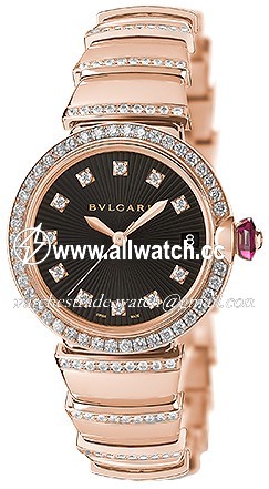 Bvlgari 102191 Ladies Automatic 18 Carat Pink Gold