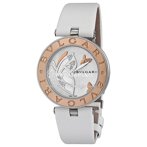 Bvlgari 1346 B.Zero1 Ladies Quartz Pink Gold and Stainless Steel