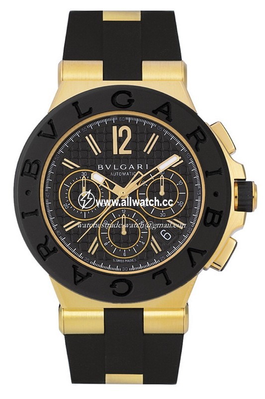 Bvlgari DG42BGVDCH Diagono Mens Automatic 18kt Yellow Gold