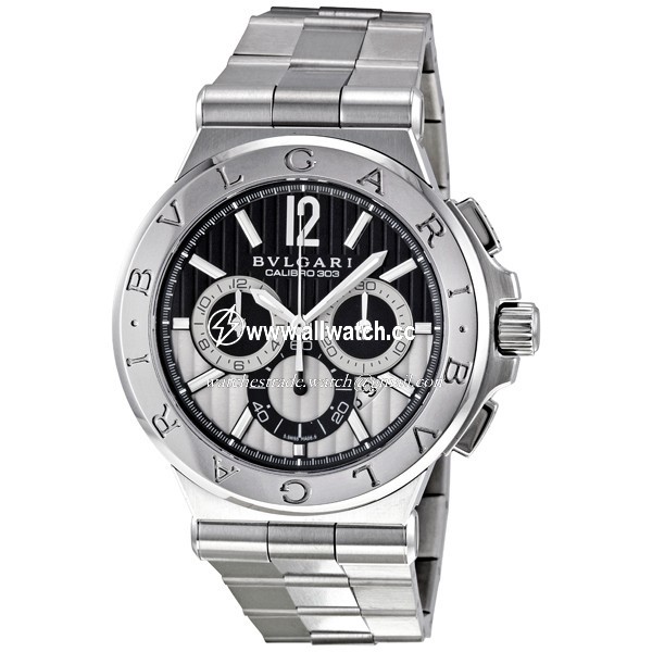 Bvlgari DG42BSSDCH 101880 Diagono Mens Automatic Stainless Steel