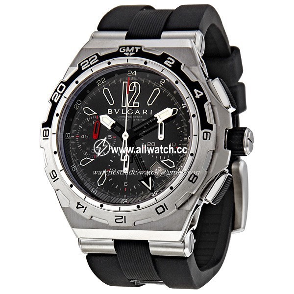 Bvlgari DP45BSTVDCH/GMT Diagono Mens Automatic Stainless Steel