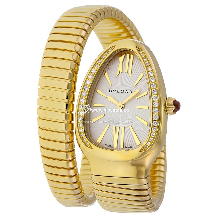 Bvlgari 101924 Serpenti Tubogas Ladies Quartz 18kt Yellow Gold