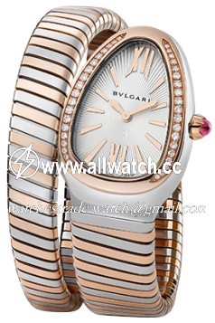 Bvlgari 102237 Serpenti Tubogas Ladies Quartz Stainless Steel