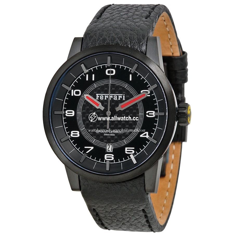 Ferrari FE-12-IPB-CP-BK Mens Automatic Black PVD Stainless Steel
