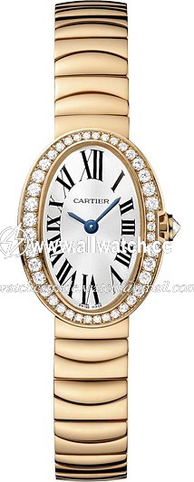 Cartier WB520026 Baignoire Ladies Quartz 18kt Rose Gold