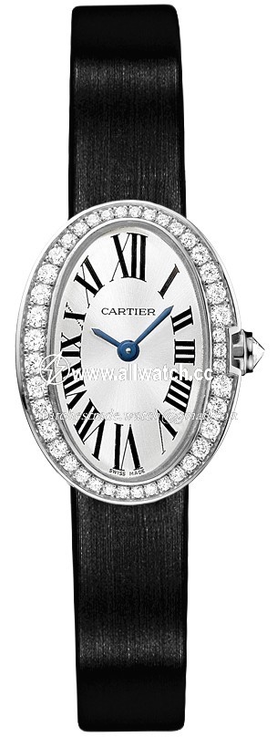 Cartier WB520027 Baignoire Ladies Quartz 18 kt White Gold
