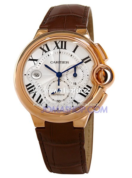 Cartier W6920009 Ballon Bleu de Cartier Mens Automatic 18k Rose Gold