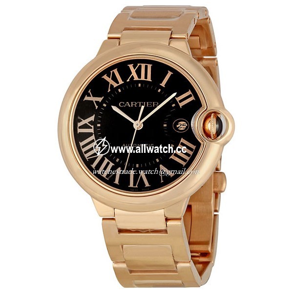 Cartier W6920036 Ballon Bleu de Cartier Mens Automatic 18kt Rose Gold