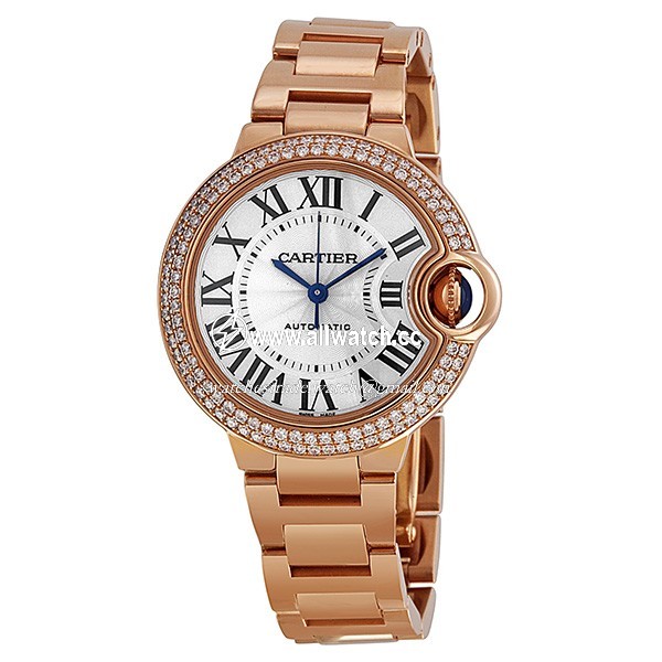 Cartier WE902034 Ballon Bleu de Cartier Ladies Automatic 18kt Rose Gold