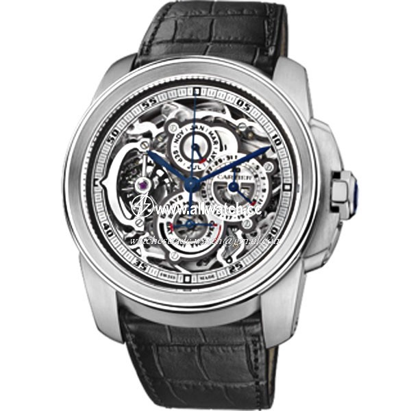 Cartier W7100031 Calibre de Cartier Mens Hand Wind Platinum