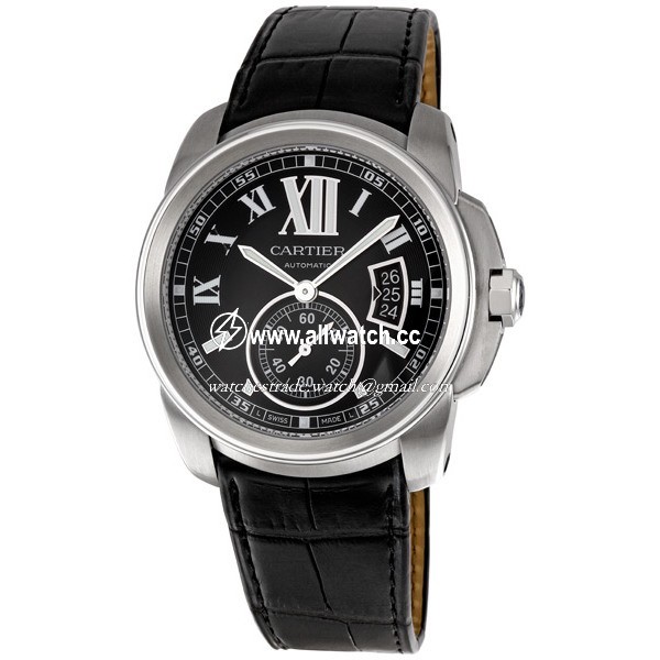 Cartier W7100041 Calibre de Cartier Mens Automatic Stainless Steel