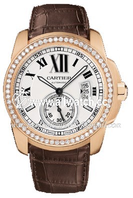 Cartier WF100005 Calibre de Cartier Mens Automatic 18kt Pink Gold