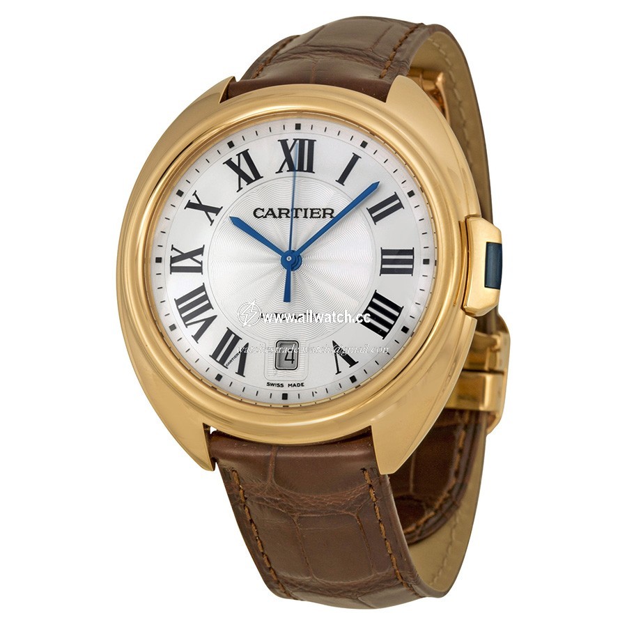 Cartier WGCL0004 Cle Mens Automatic 18kt Rose Gold