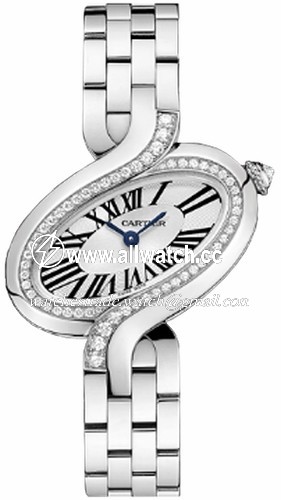Cartier WG800007 Delices de Cartier Ladies Quartz 18kt White Gold