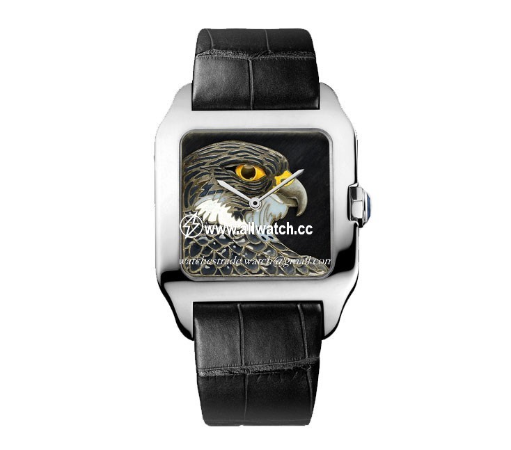 Cartier HPI00617 Mens Hand Wind 18 Carat White Gold