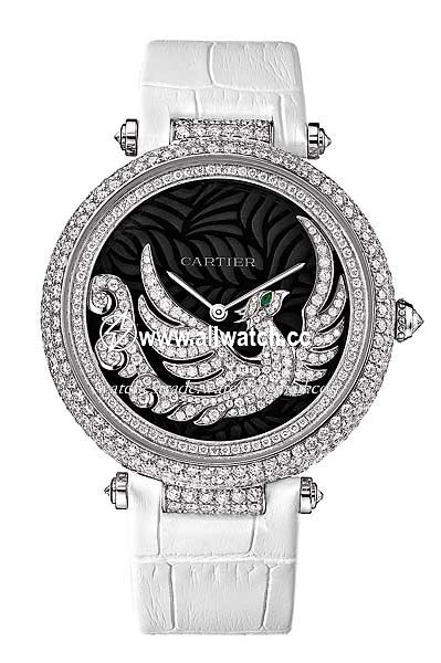 Cartier HPI00633 Ladies Hand Wind 18 Carat White Gold