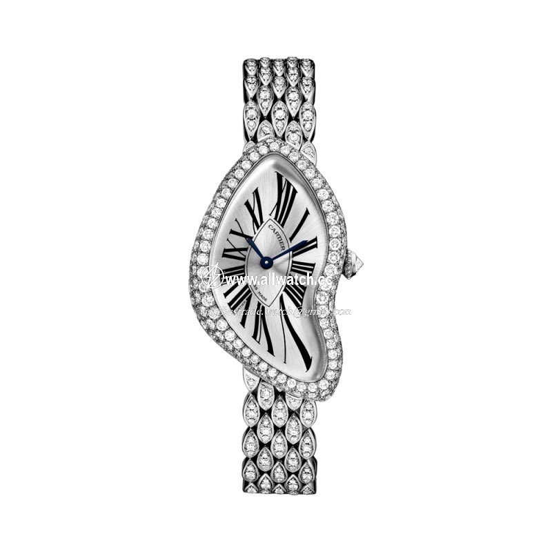 Cartier HPI00654 Ladies Hand Wind 18 Carat White Gold