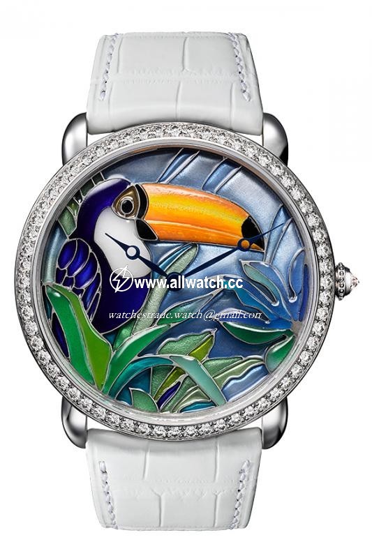 Cartier HPI00701 Ladies Hand Wind 18 Carat White Gold